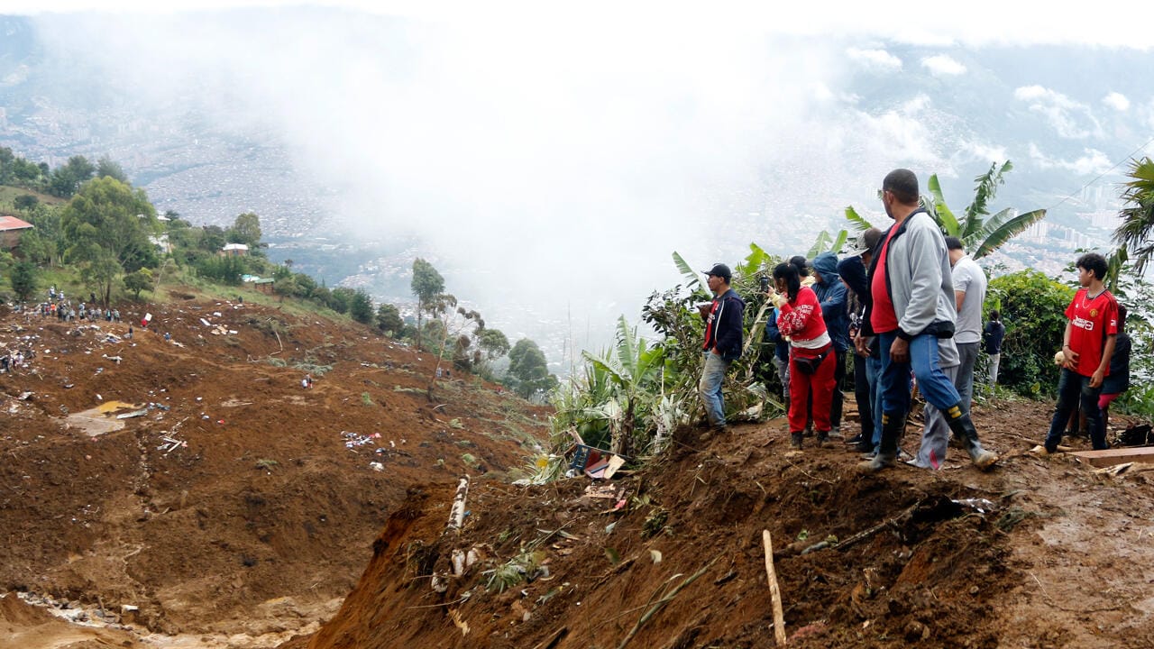 Alud en Antioquía, Colombia