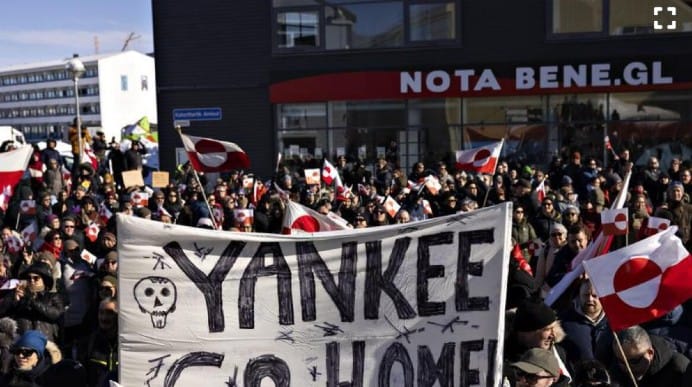 Protestas vs. EE.UU. Groenlandia